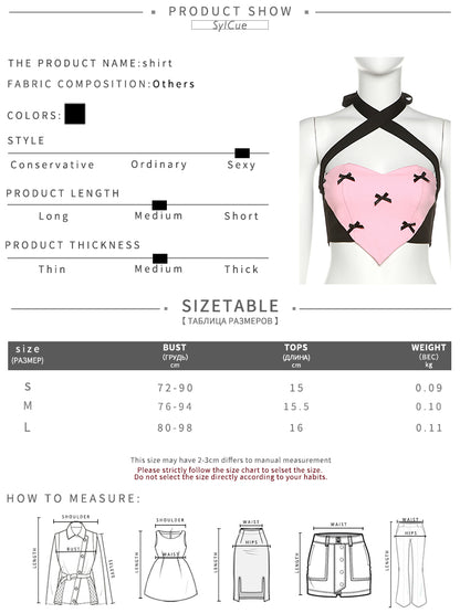 Heart Shape Crop Top