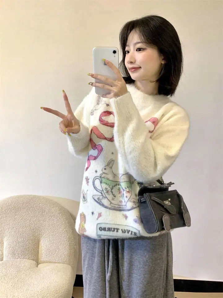 Rabbit Tea Cup Sweater