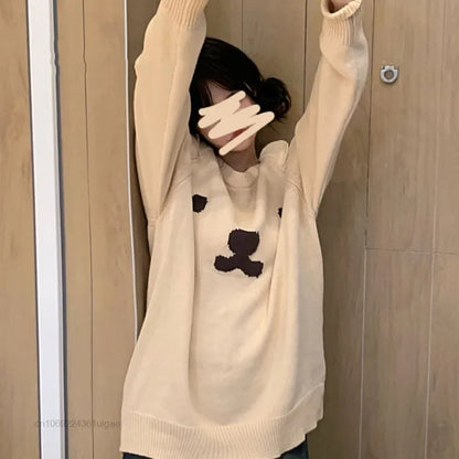Teddy Bear Knit Pullover
