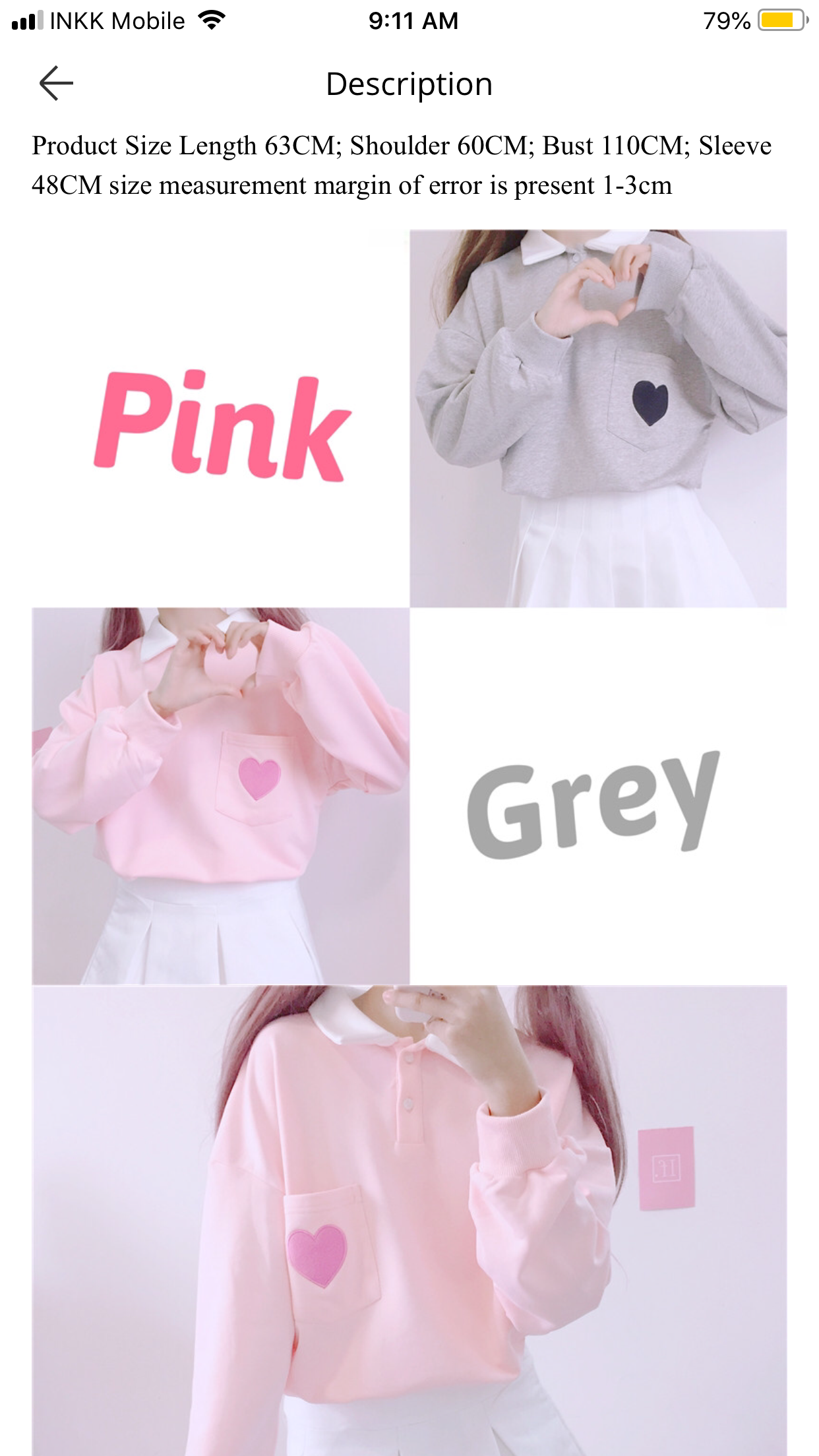 Cute Heart Embroidery Pocket Oversized Sweater Long Sleeve Shirt Pullover Hoodie Sweatshirt E-Girl Kawaii Korean Japanese Harajuku Retro Streetwear