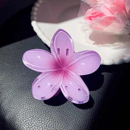Frangipani Flower Claw Clip