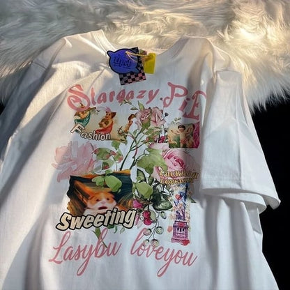 Aphrodite Flower Short Sleeve T-shirt