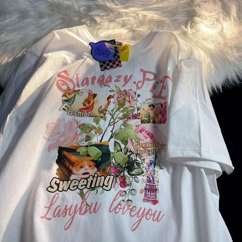 Aphrodite Flower Short Sleeve T-shirt