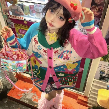 Rainbow Colorful Landscape Sweater