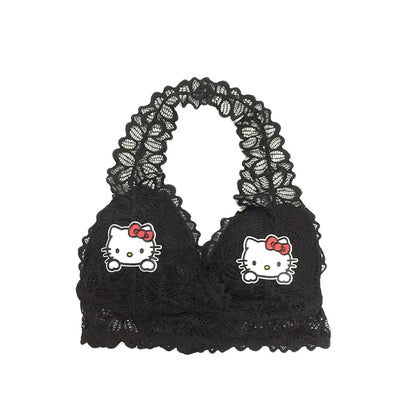 Lace Up Kitty Cat Halter Top
