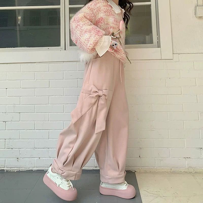 Preppy Bow Trousers
