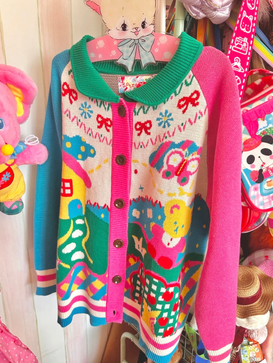 Rainbow Colorful Landscape Sweater