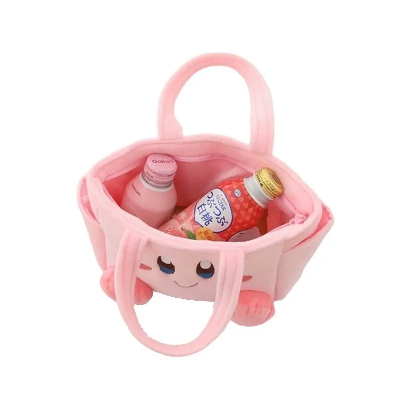 Pink Plush Japanese Anime Bag