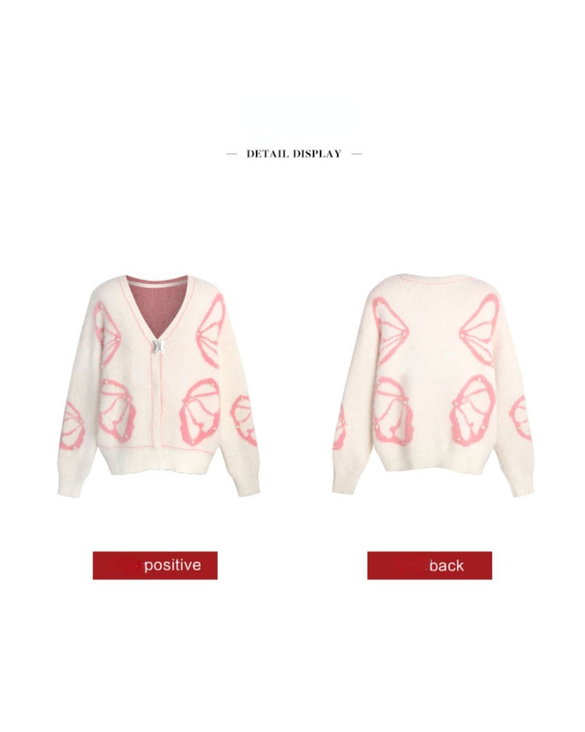 Fluffy Butterfly Sweater