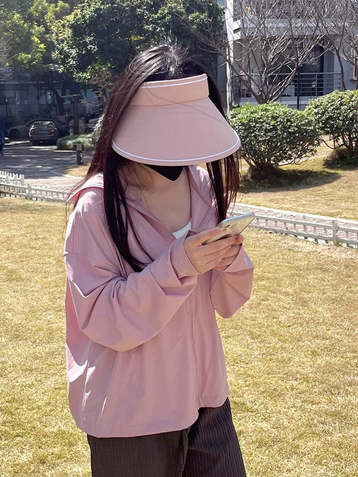 Pink Windbreaker Jacket