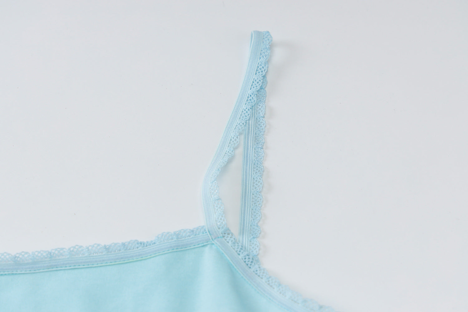 Blue Lamb Print Tank Top