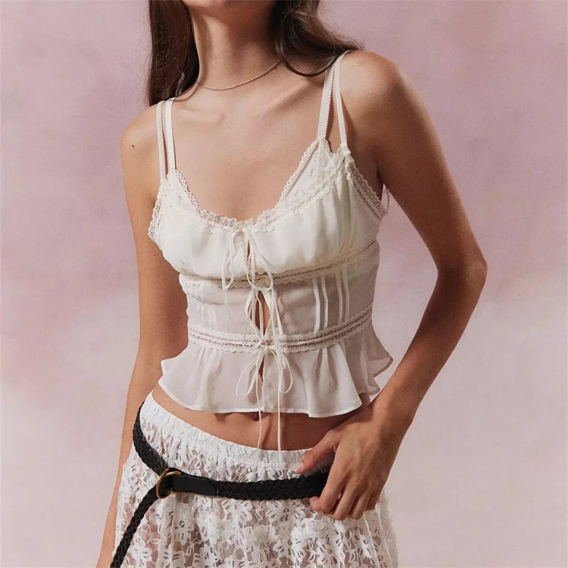 Blue Fairy Spaghetti Strap Top