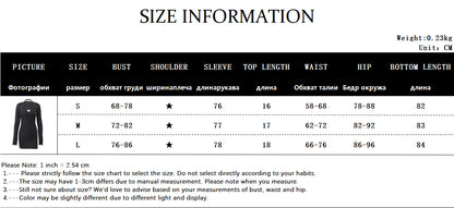 2PCS Black Knit V Neck Halter Dress + Long Sleeve Shawl