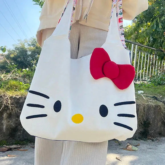 Kitty Cat Anime Tote Bag
