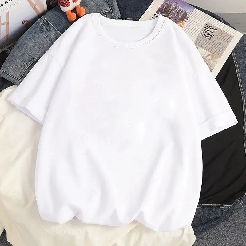 Japanese Cat Juice Box Print Short Sleeve T-shirt