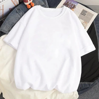 Japanese Cat Juice Box Print Short Sleeve T-shirt
