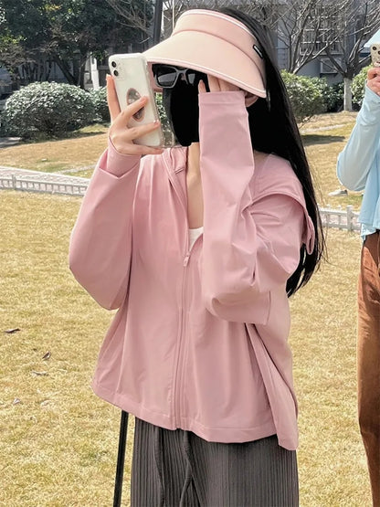 Pink Windbreaker Jacket