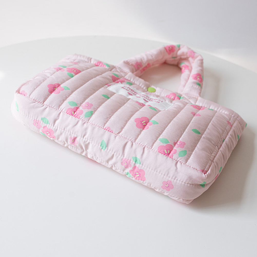 Flower Padded Tote Bag