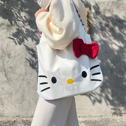 Kitty Cat Anime Tote Bag