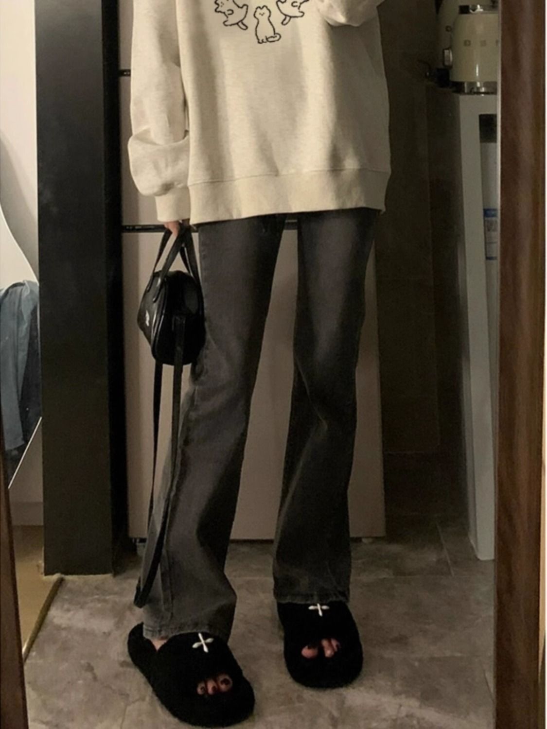 Cat Round Neck Sweater