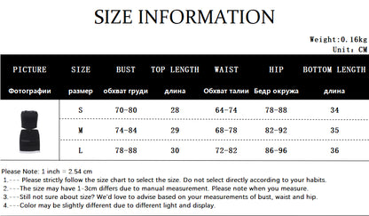 2PCS Black & White Strapless Top + Pleated Mini Skirt