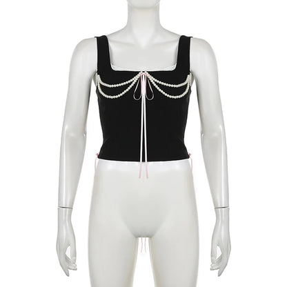 Pearl Bow Tank Top
