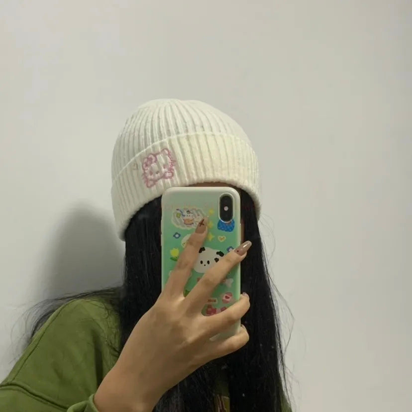 Kitty Cat Anime Wool Beanie