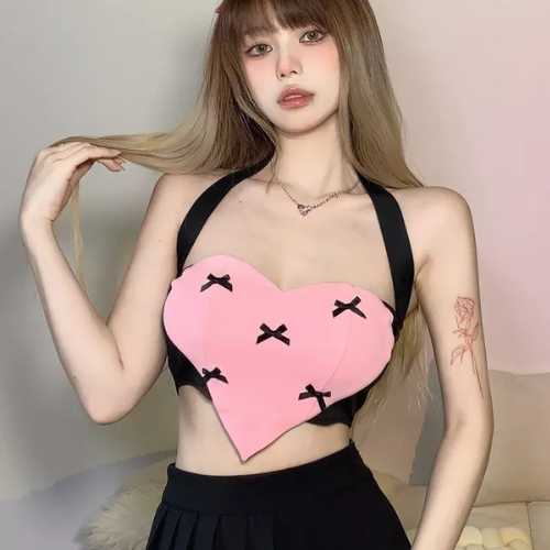 Heart Shape Crop Top