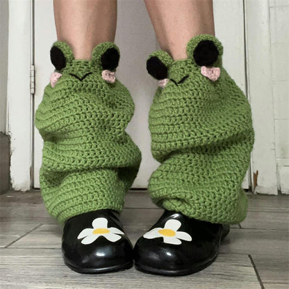 Strawberry Crochet Leg Warmers