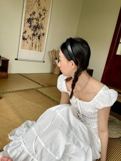 White French Tank Top + Skirt