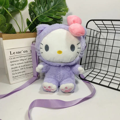 Japanese Anime Cat Plush Backpack
