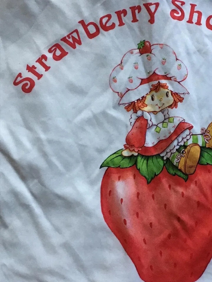 Strawberry Cartoon Print Tank Top