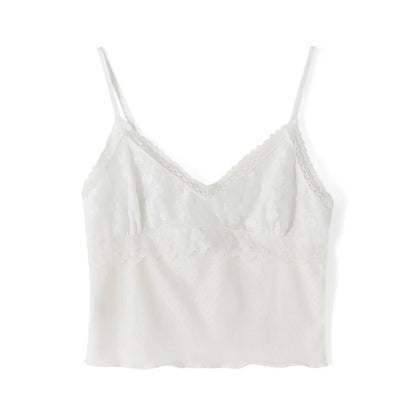 White Lace Tank Top