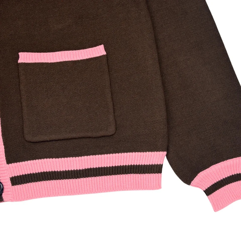 Japanese Anime V Neck Pocket Sweater