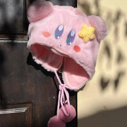 Pink Plush Japanese Anime Hat