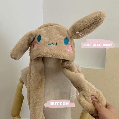 Japanese Anime Plush Dog Ears Up Hat