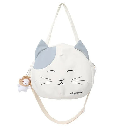 3D Cat Print Shoulder Bag