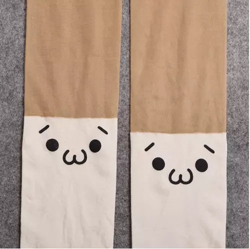 Cute Anime Emoji Emotion Icon Cosplay Costume Expression Pantyhose Stockings Aesthetic Casual E-Girl Kawaii Korean Japanese Harajuku