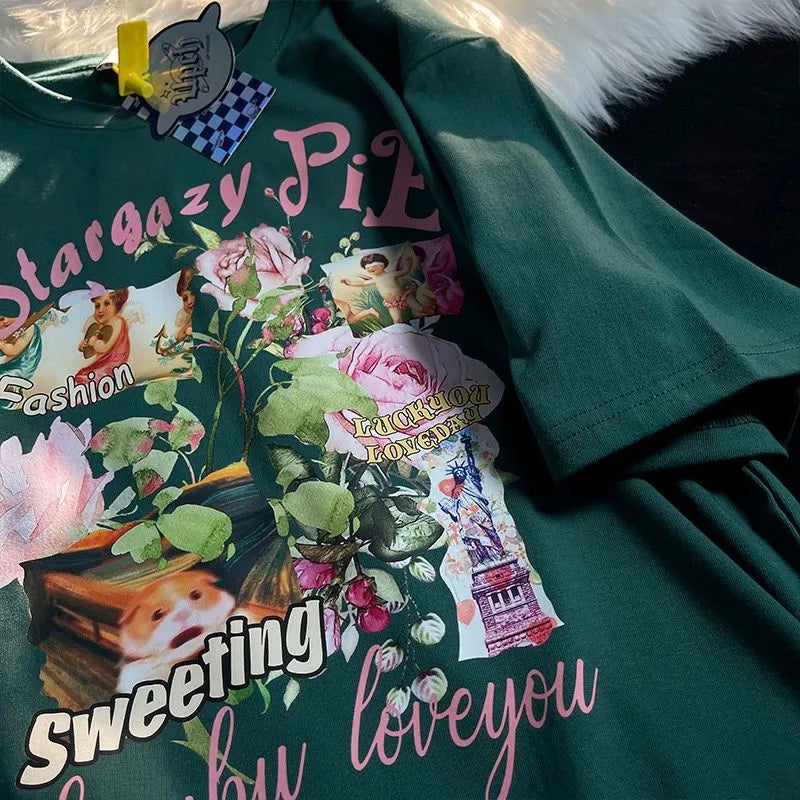 Aphrodite Flower Short Sleeve T-shirt