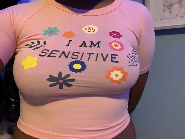 Cute Sensitive Pink Flower Embroidery Sexy Crop Top Short Sleeve Shirt Tee T-shirt Summer Casual E-Girl Kawaii Korean Japanese Harajuku Streetwear