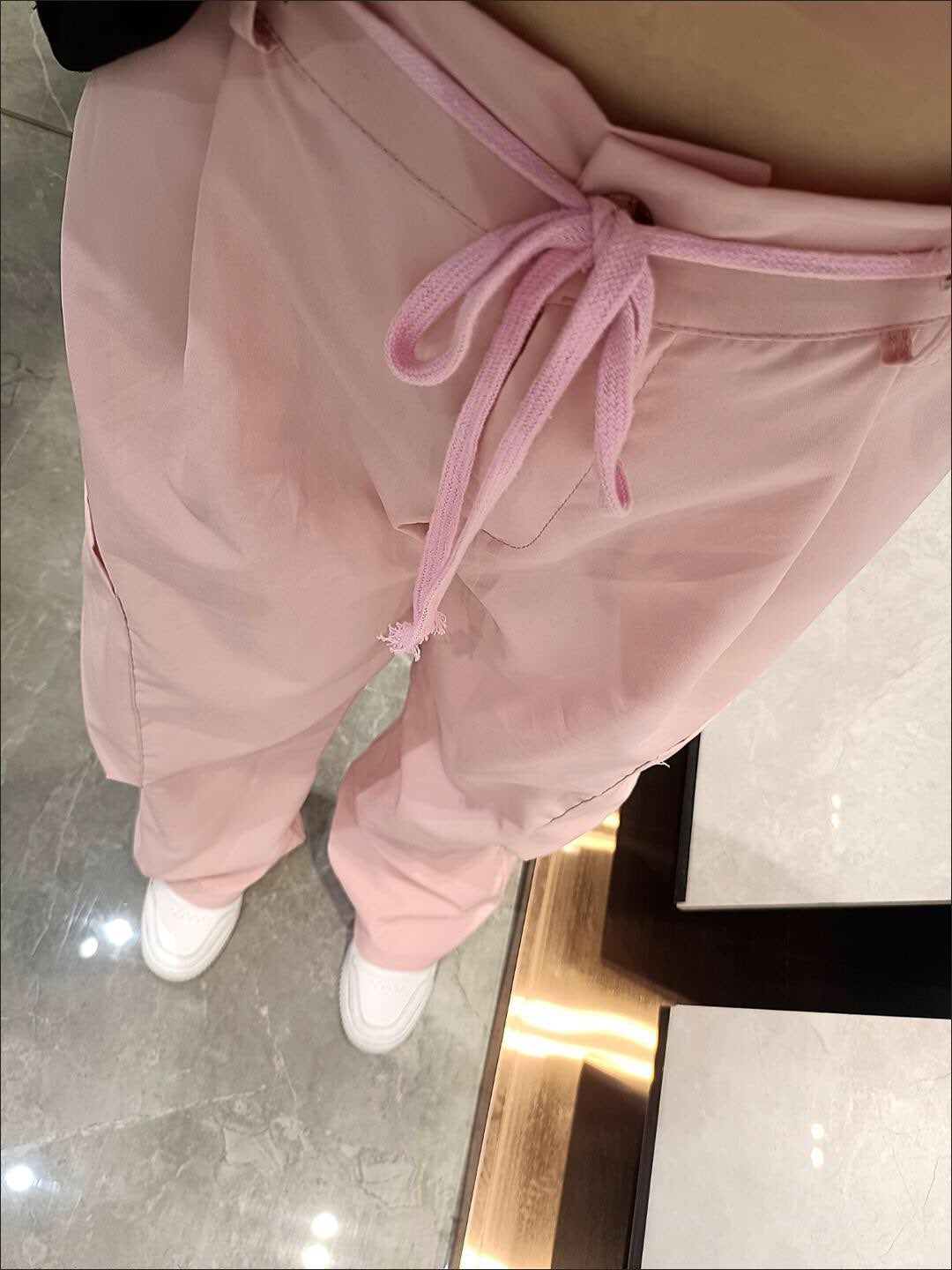 Pink Oversized Baggy Cargo Pants