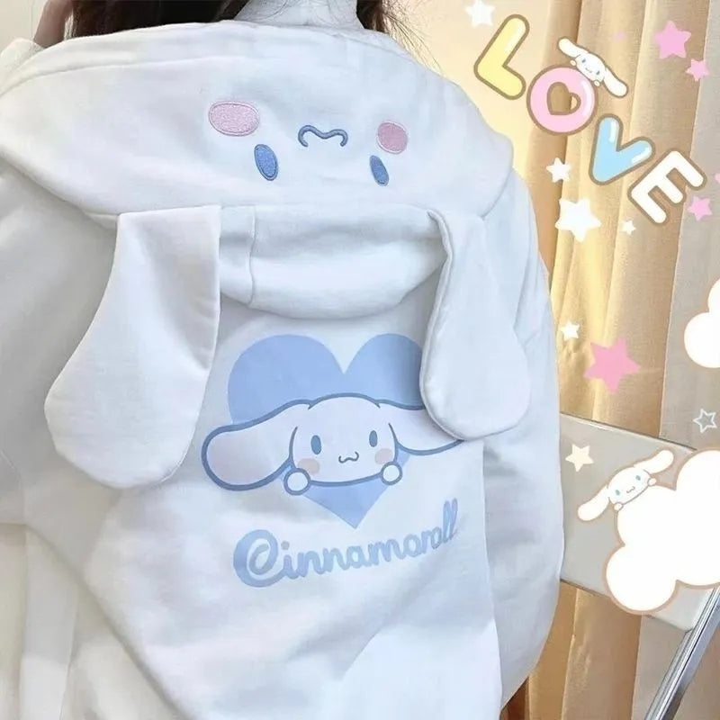 Japanese Anime Cartoon Embroidery Sweatshirt