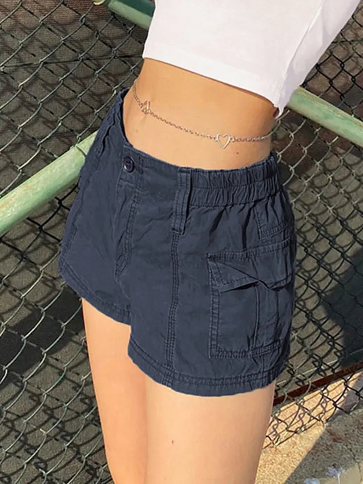 Low Waist Cargo Shorts