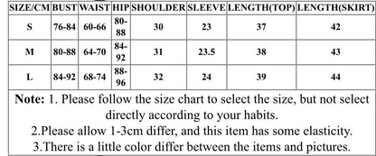 Cute Green Ribbed 2PCS Set Square Collar Puff Sleeve Lace Short Sleeve Crop Top Skirt Summer Party E-Girl Kawaii Korean Japanese Harajuku Streetwear