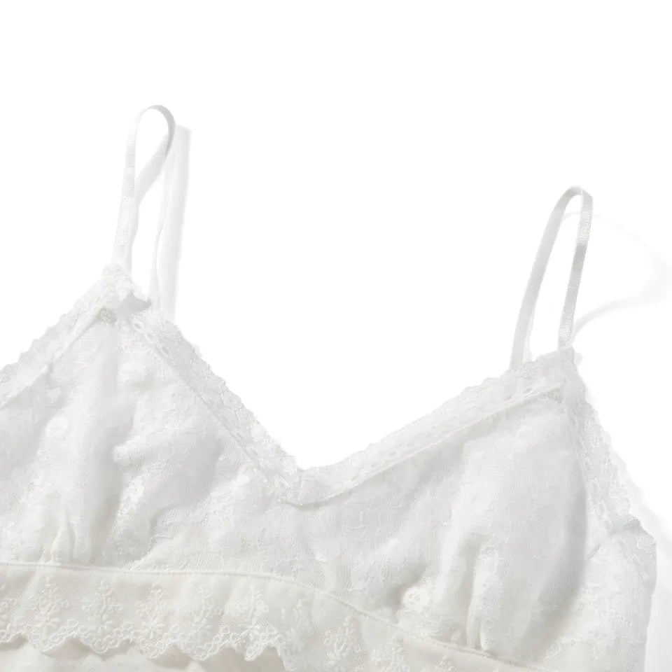White Lace Tank Top