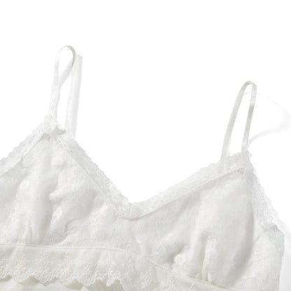 White Lace Tank Top