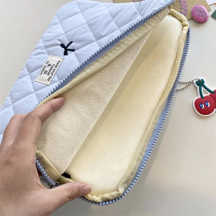 Bow Padded Sleeve Laptop Bag