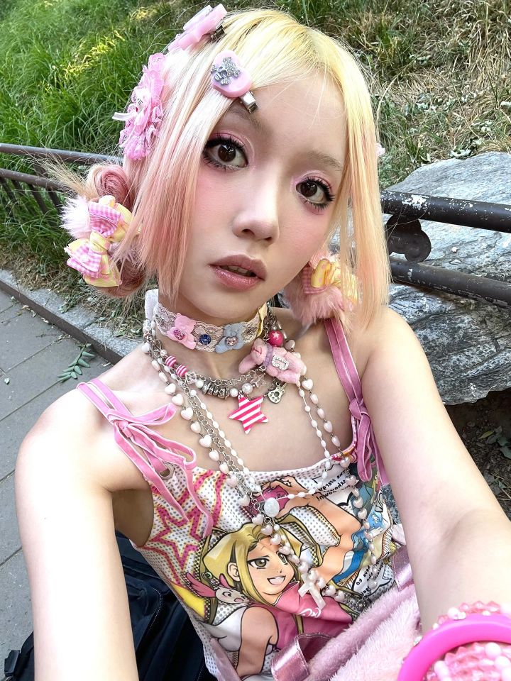 Anime Colorful Print Tank Top