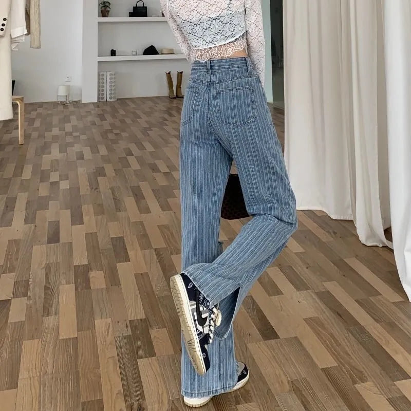 Heart Cut Out Flare Jeans
