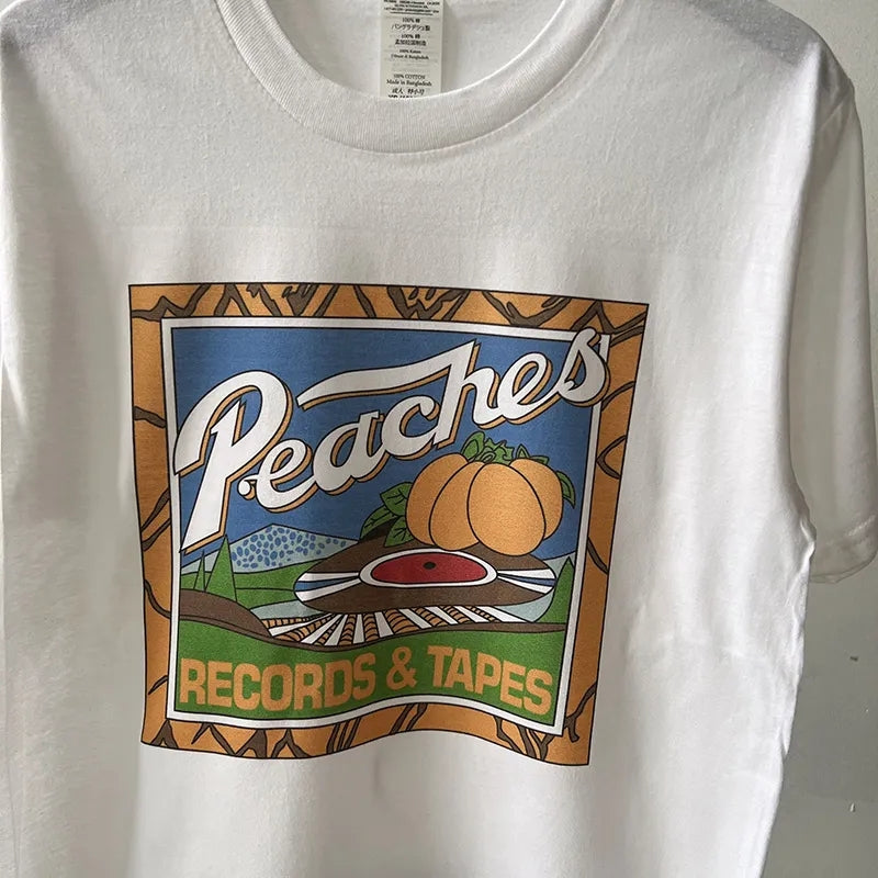Peach Print Short Sleeve T-shirt
